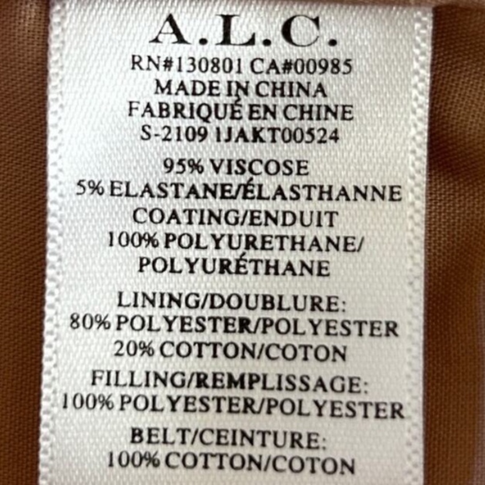 A.L.C. | Faux Leather Puffer Jacket - NWOT - Picture 11 of 11